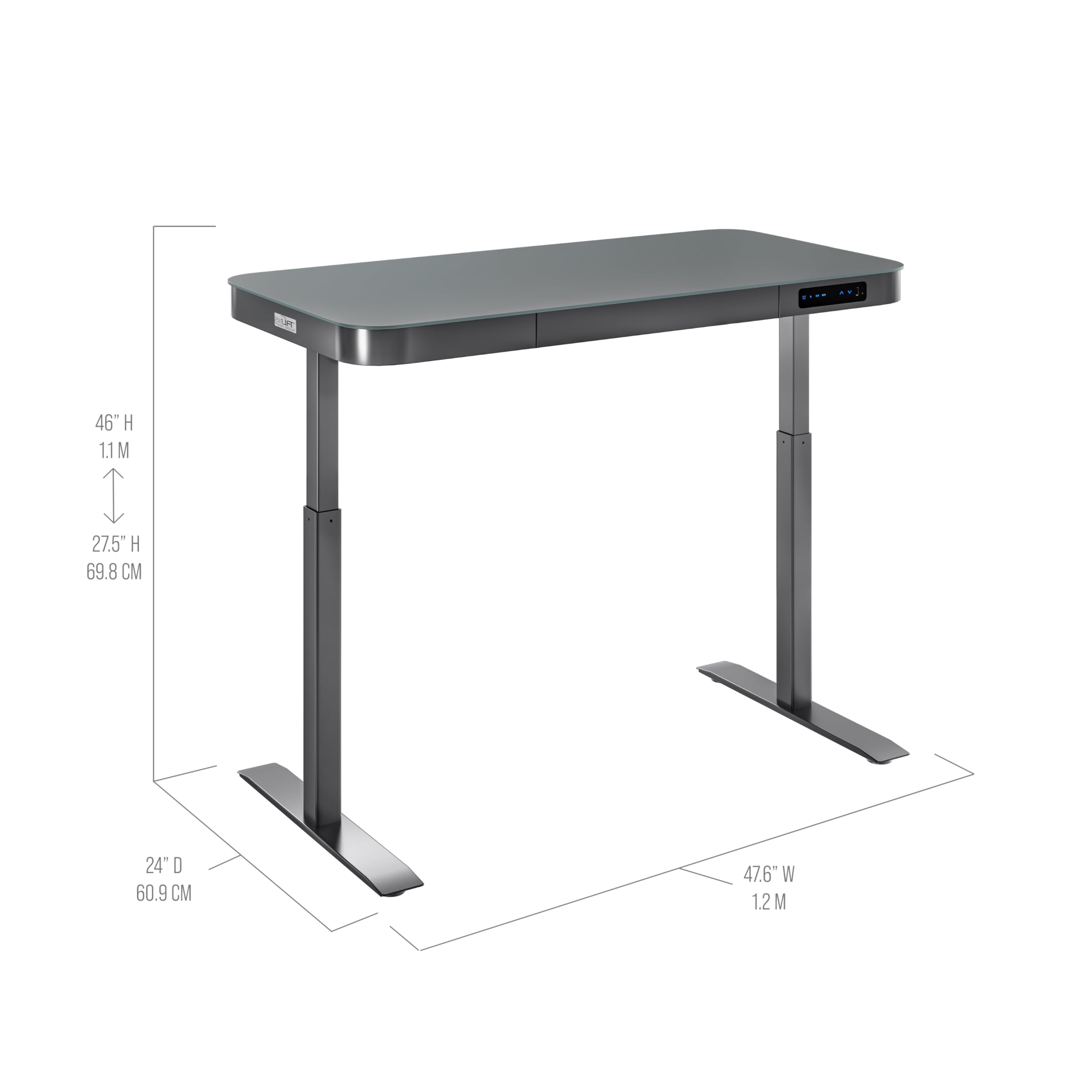 Amazon.com: Seville Classics airLIFT Electric Height Adjustable