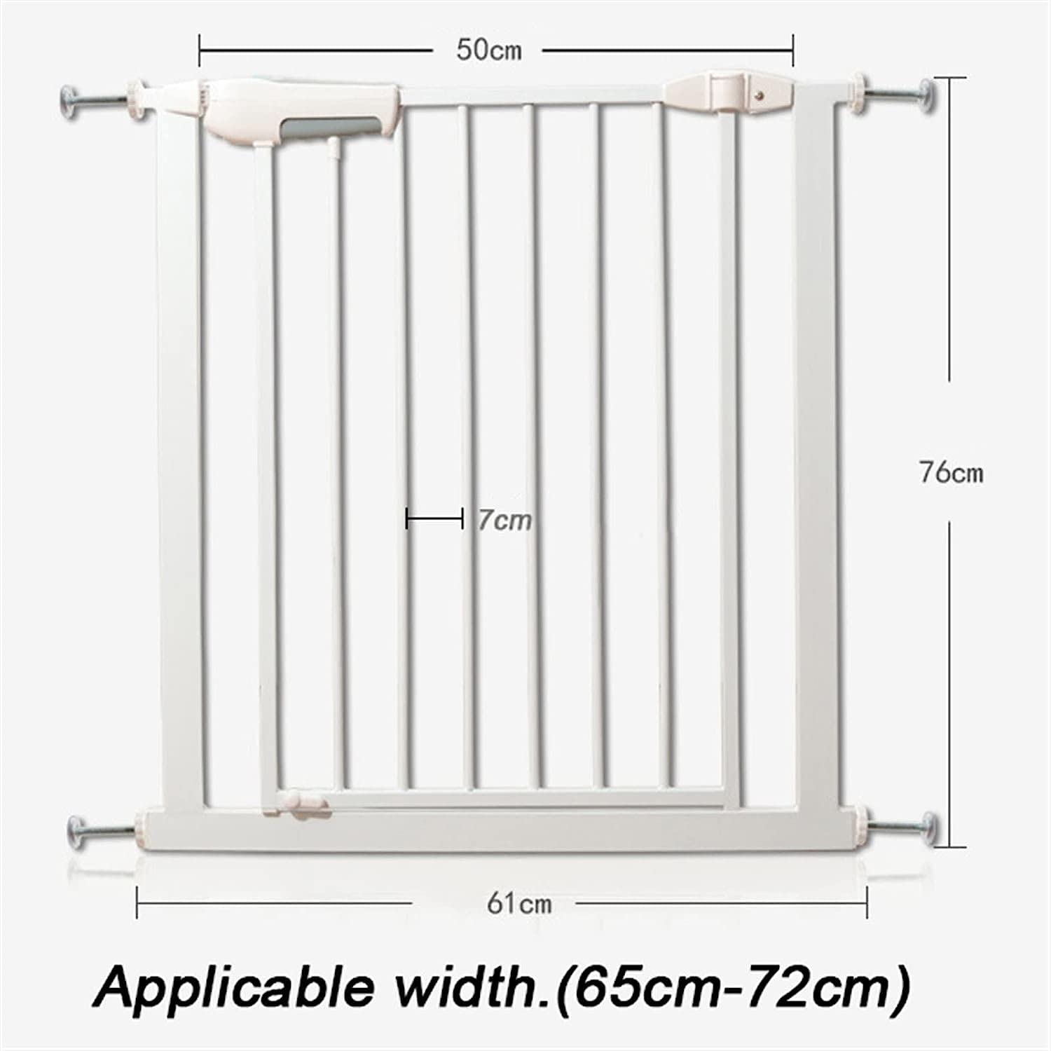 Amazon.co.jp: 犬の安全ゲート、自動閉鎖ペットゲート、76cm子犬ゲート