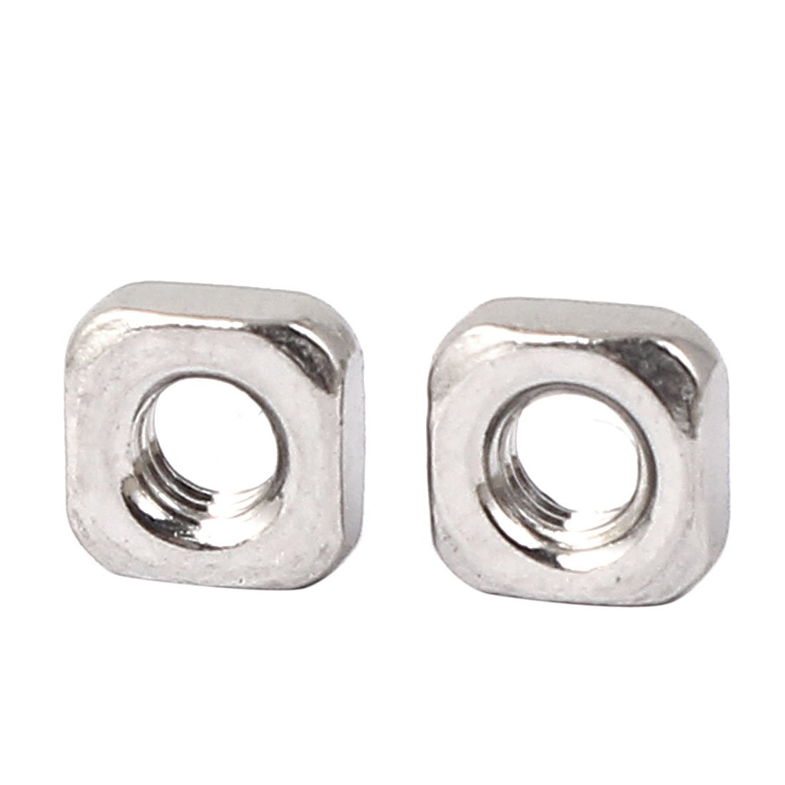 50pcs Square Nuts M3x5.4x2.4mm 304 Stainless Steel
