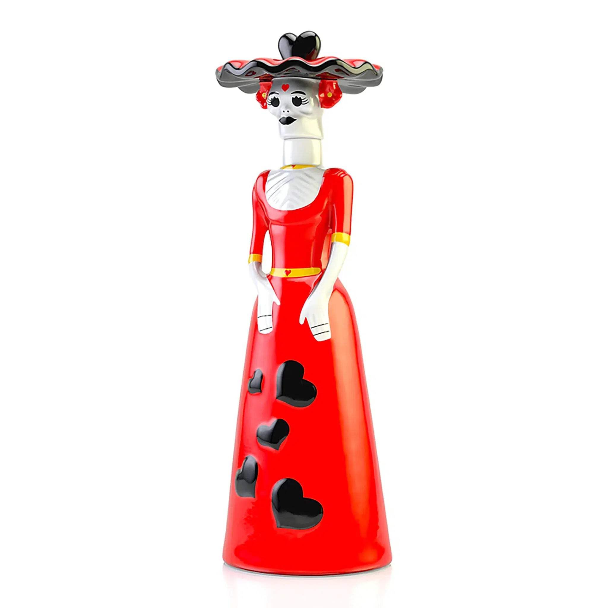 Amazon.co.jp: ドーニャ・セリア アネホ 装飾ガイコツ陶器ボトル 40度