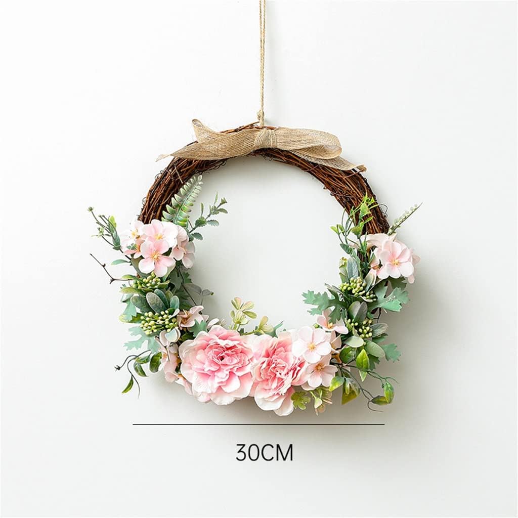 Dry Flower Wreath Door Hanging Wreath DIY Material Decorative Rattan