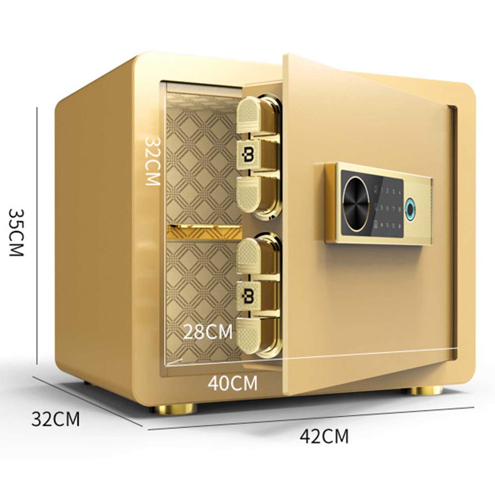 NZPOST cassaforte Safe-Fingerprint Password Safe, Piastra in Lega di Acciaio zincato, Anti-Perforazione e Anti-manomissione,