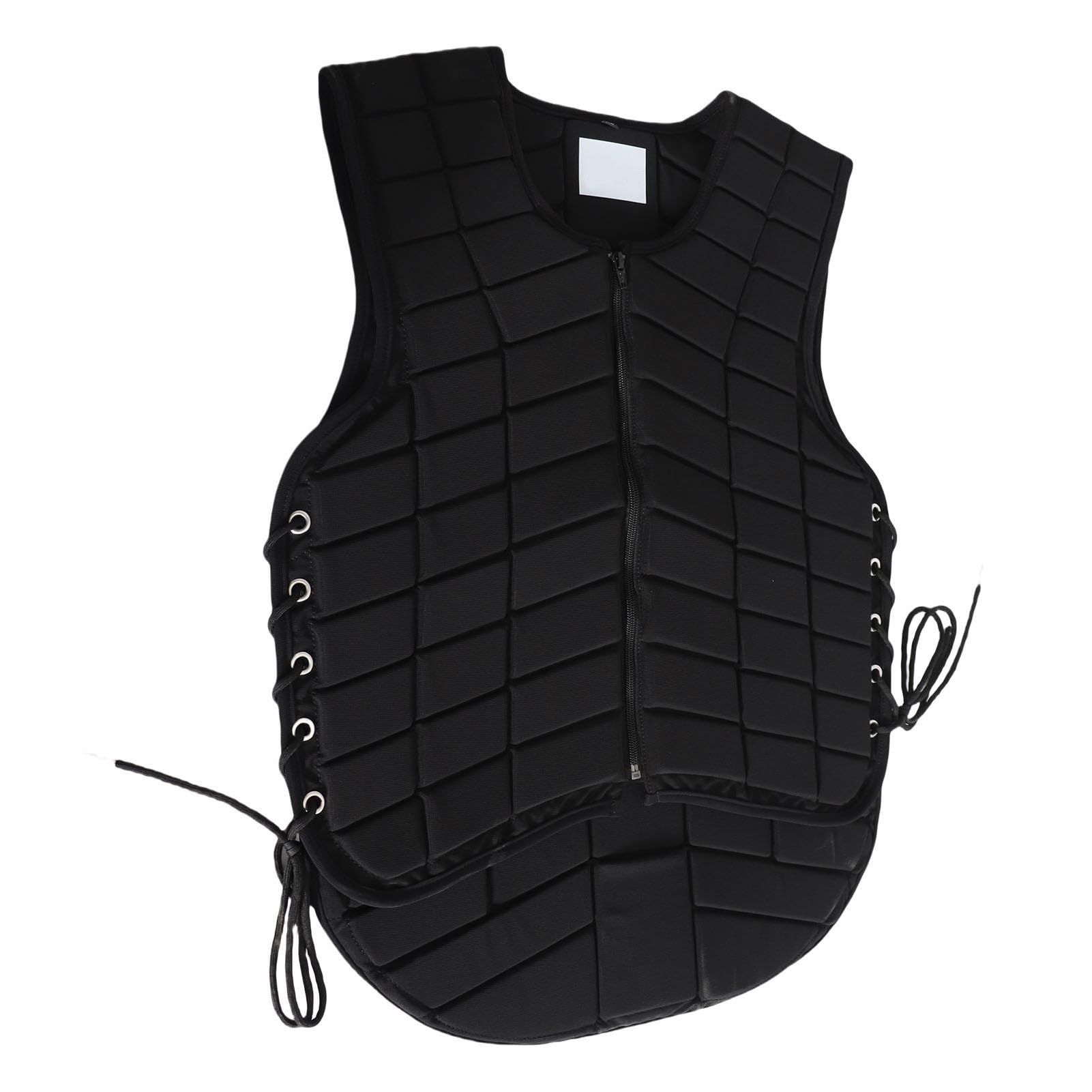 Gilet equestre Gilet protettivo da equitazione professionale con chiusura a zip con imbottitura estesa per adulto
