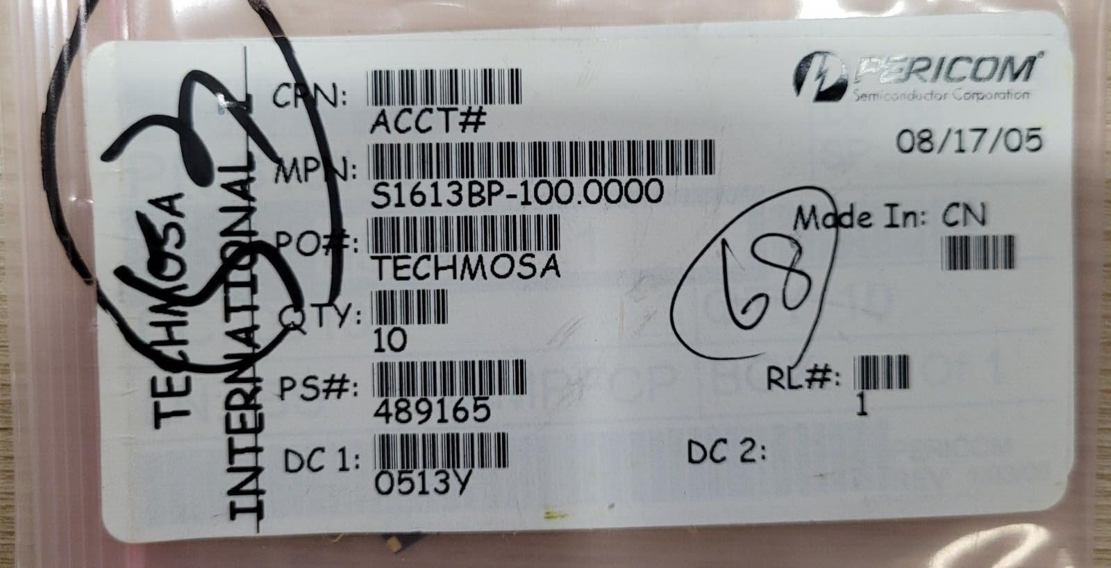 (1 PC) S1613BP-100.0000 SARO