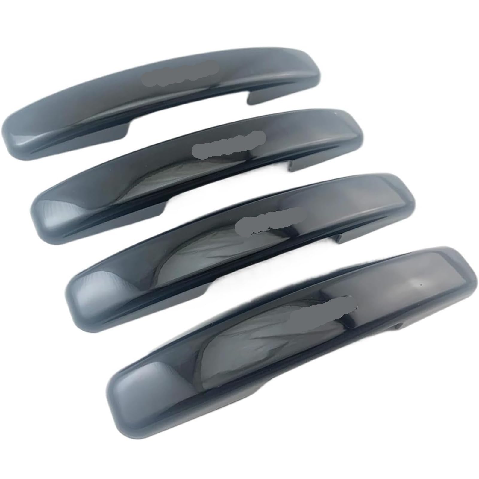 Car Door Handle Outer For duster 2014-2018 4pcs Car Accessories Plated Door Handle Cover Trim Paste Style Outer(Black)