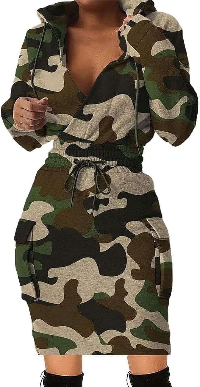 Birwhoodie Dress For Women 2025 Slim Casual Long Sleeve High