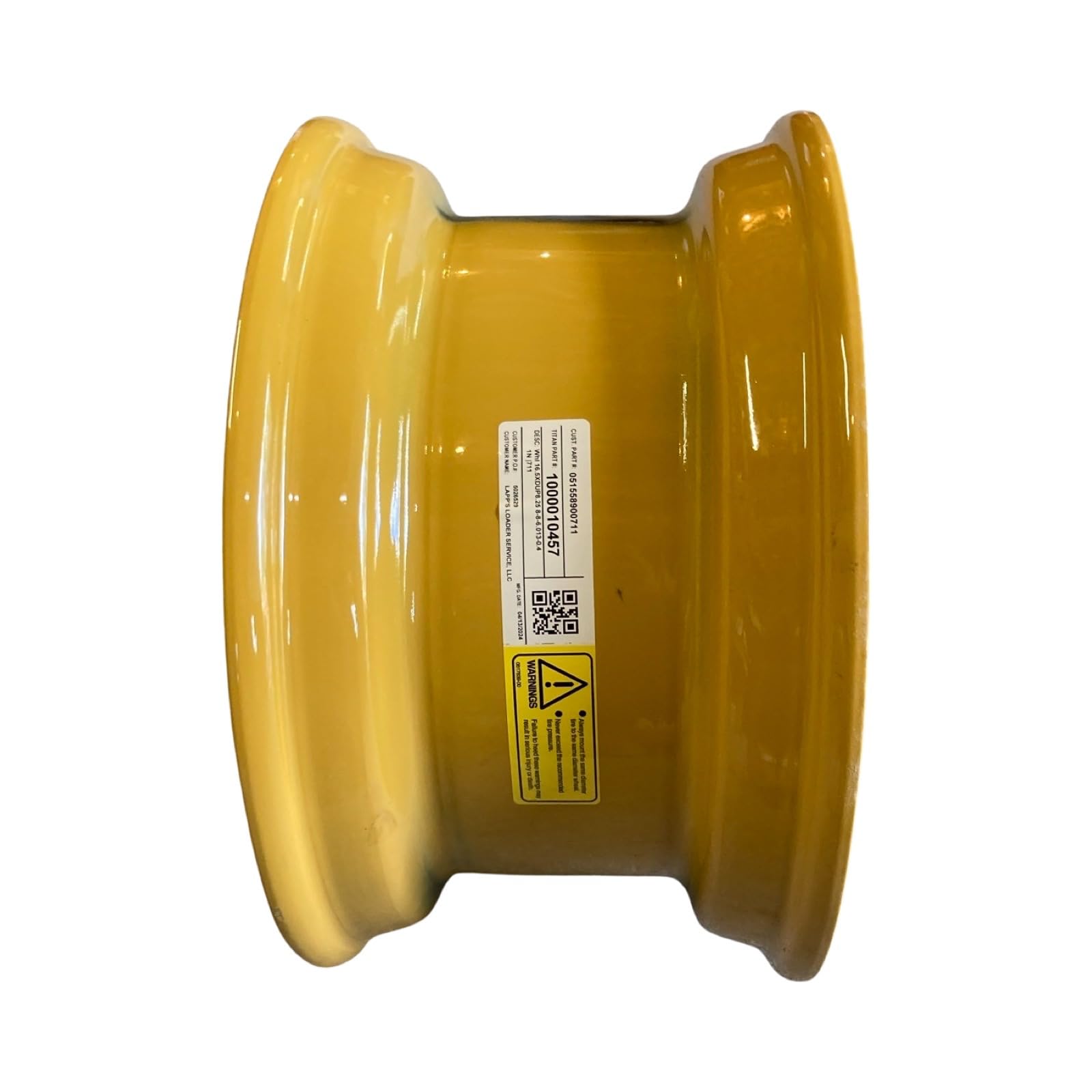 10-16.5 8-lug-NARROW OFFSET-Rims for Caterpillar-16.5X8.25X8 TITAN EW USA Skid Steer Wheels/Rims for Cat, Gehl, John Deere, Mustang & more -8 bolt, 5.13