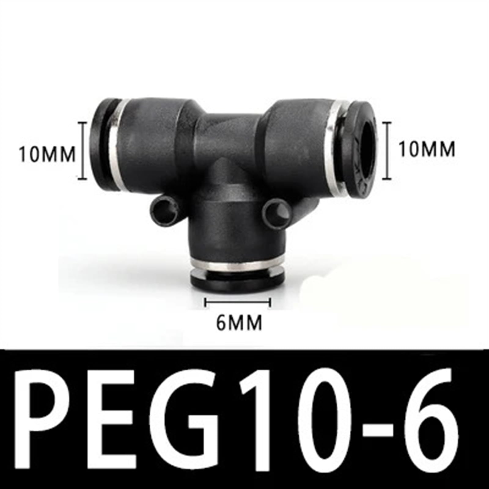 Sta-Kon RC6 4#18-2#12 AWG Nylon Insulated Crimp-On Wire Joint, White, 500 Pack