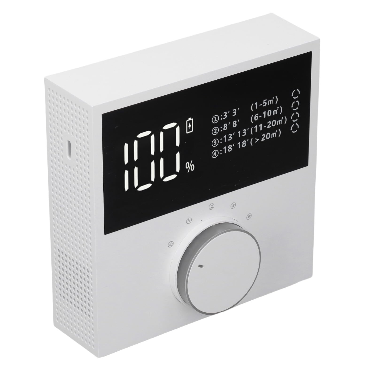 Generic Scrivania per la Camera da Letto di Casa Piccolo Purificatore D'aria Generatore di Ioni Negativi Ricaricabile Tramite USB Silenzioso per la Stanza degli Animali Domestici ABS 425g