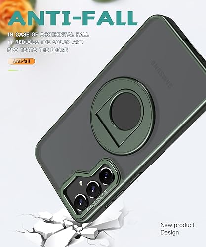 Miniatura 5 de MRRSIWEI Funda magnética para Samsung Galaxy S23 Ultra  S22 Ultra compatible con Magsafe, protección de grado militar a prueba de golpes dura con