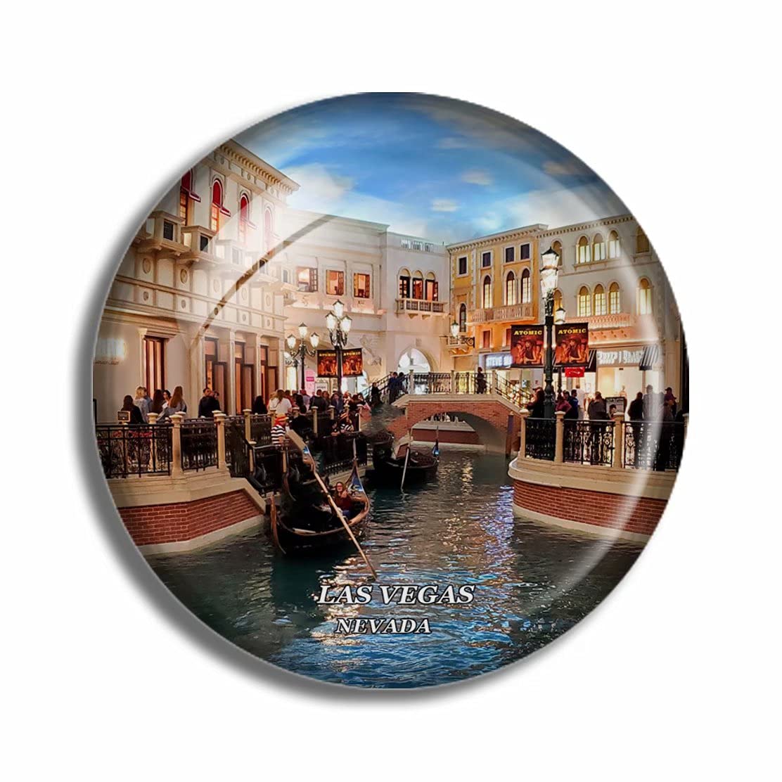 Weekino White Crystal Fridge Magnets Las Vegas Nevada Usa Travel Souvenir Funny Sticker For Gift Home Decoration Office Board