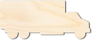 Unfinished Wood Truck Van Shape Craft up to 46" DIY 10" / 1/2"
