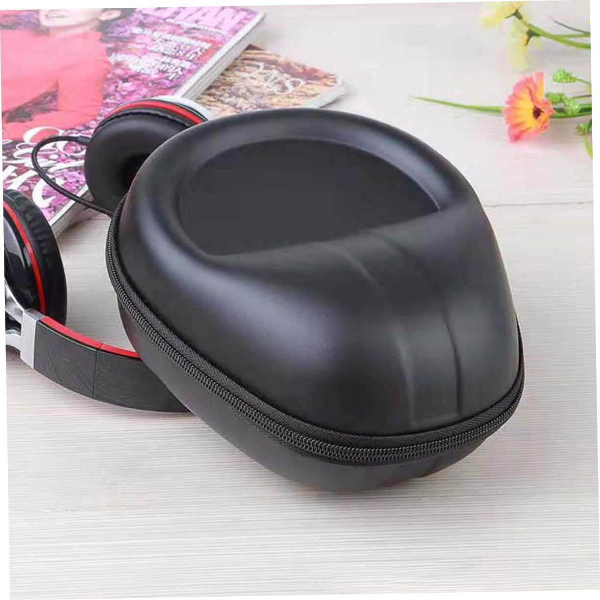 Abaodam 3 Pezzi Custodia Per Cuffie in Eva Custodia Per Auricolari Piccola Custodia Per Auricolari Con Cerniera Organizer Decorativo Borsa Per Organizzare I Cavi Accessori Da Viaggio