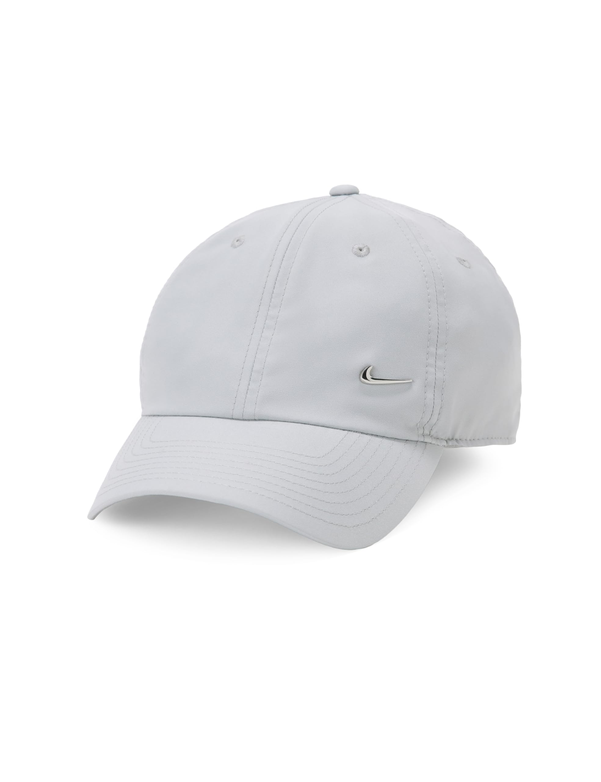 Nike Men's Metal Swoosh Cap - Grey/Silver