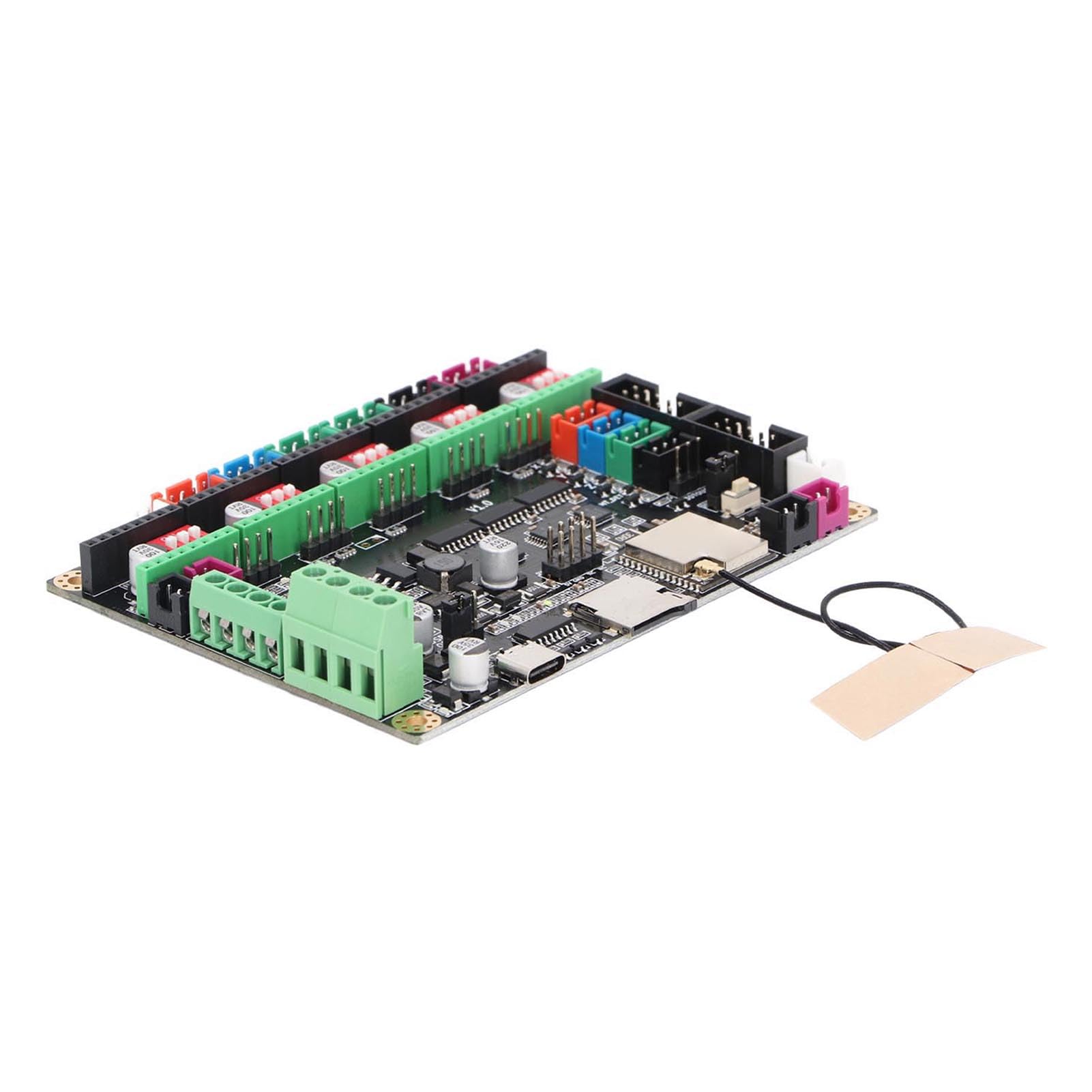 Carte Mère d'imprimante, Carte de Commande d'imprimante 3D Flash DC 12-24 V MKS TinyBee V1.0 8M pour Modification