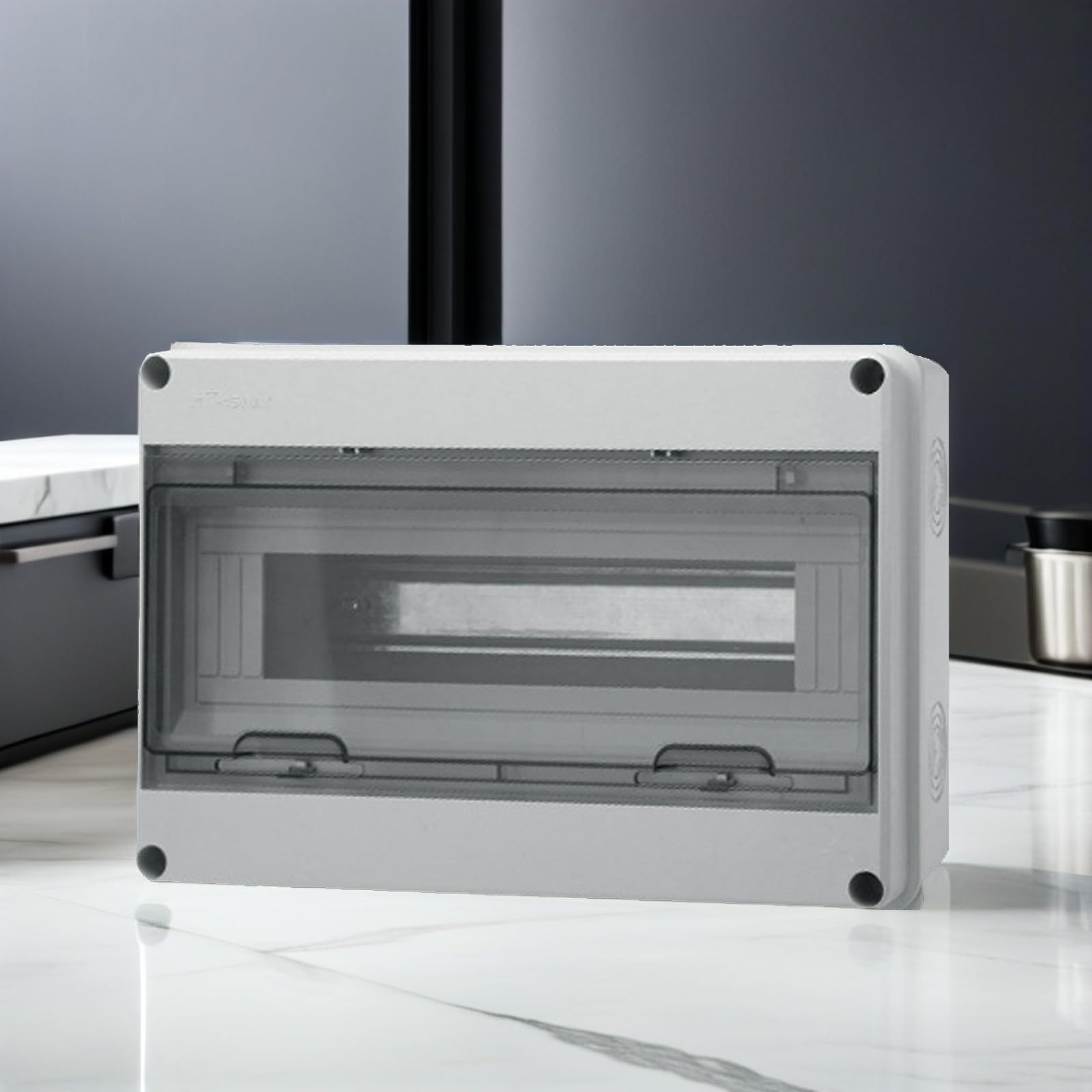 Beavorty Scatola Elettrica Esterna in Plastica Resistente alle Intemperie Scatola di Protezione Dell’interruttore Automatico Ip65 per Uso Domestico e Installazioni Esterne