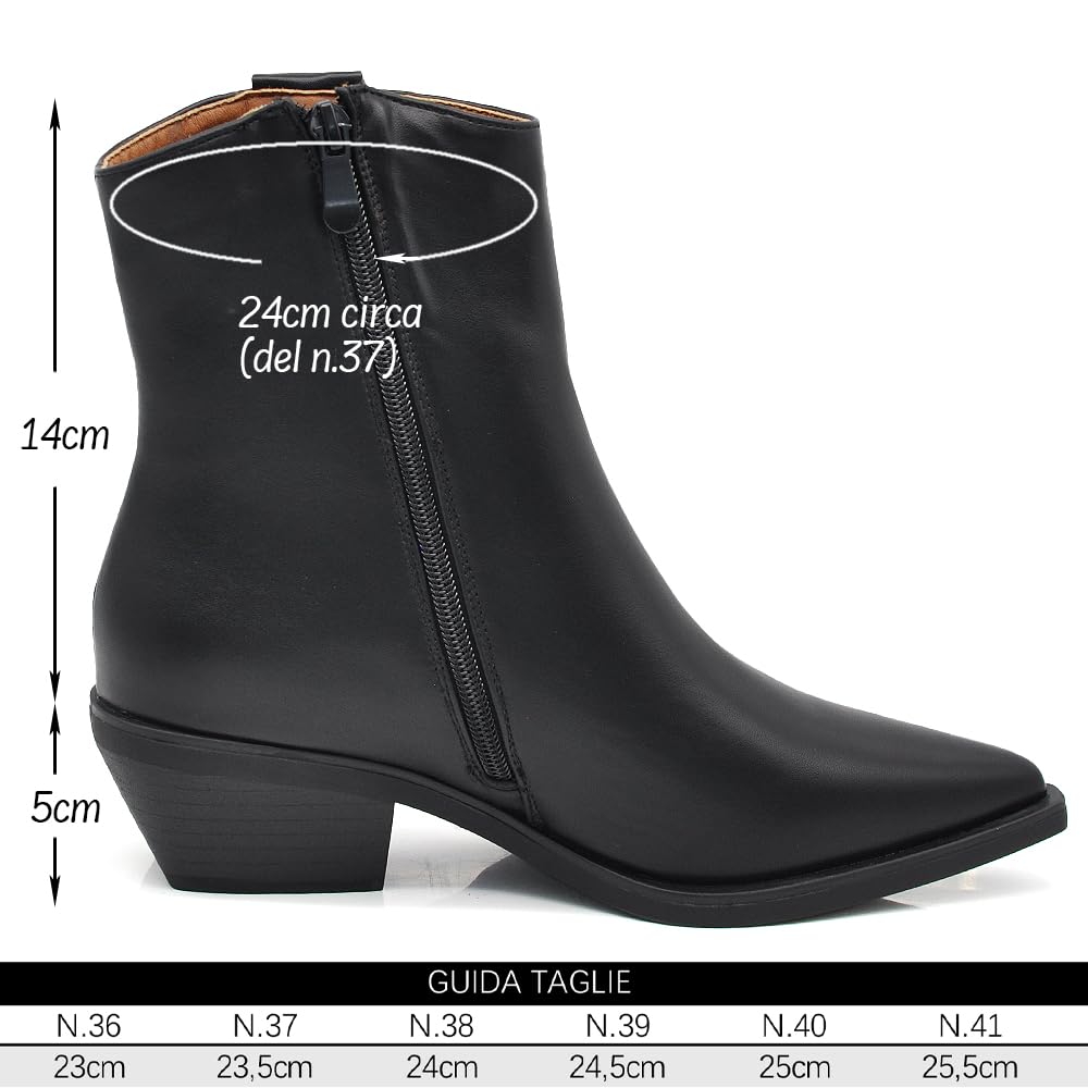 IF Fashion Scarpe da Donna Stivali Stivaletti Cowboy Western Camperos Texani Etnici 80-9