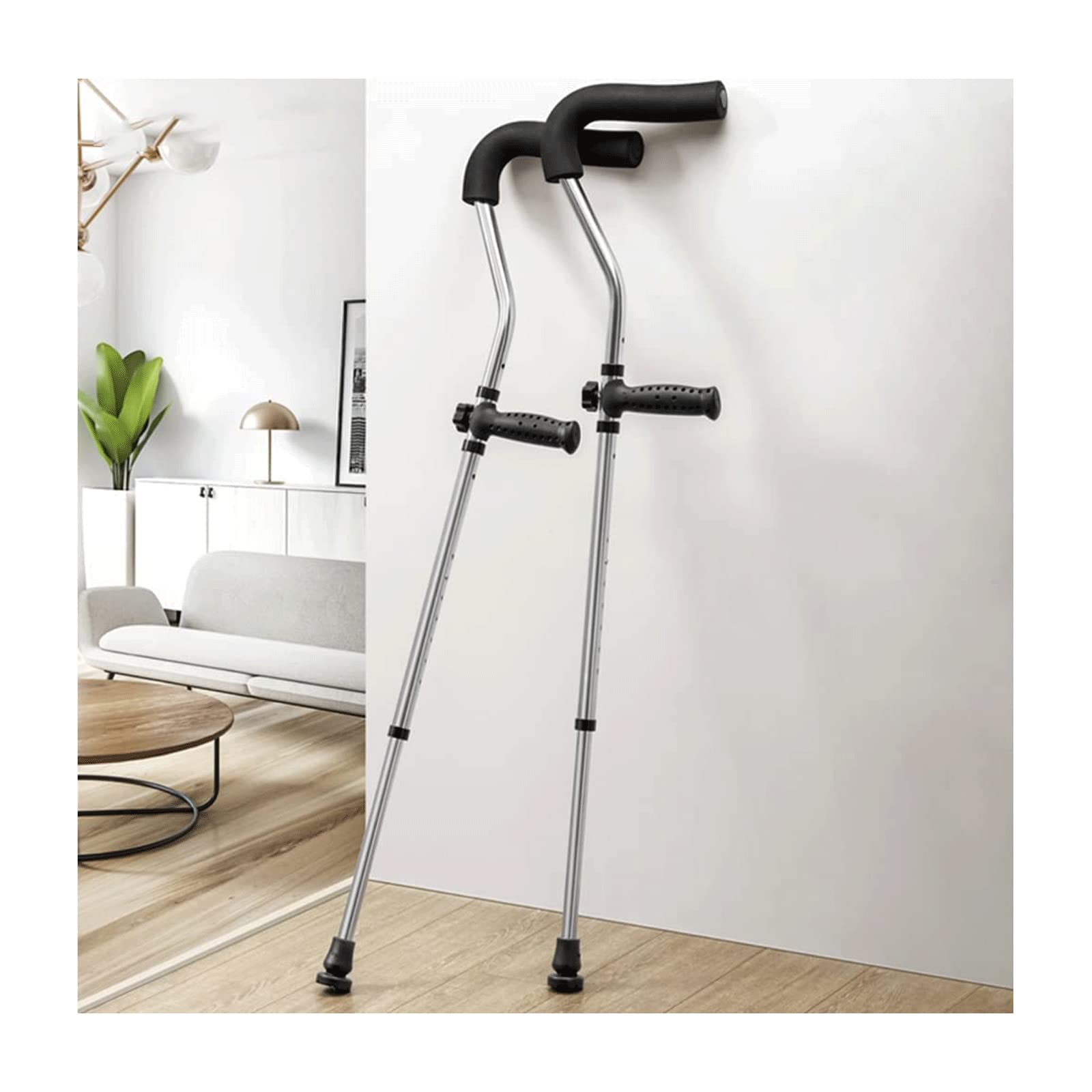 Buy LEIRUO Medical Crutches for Adults Adjustable Height Underarm