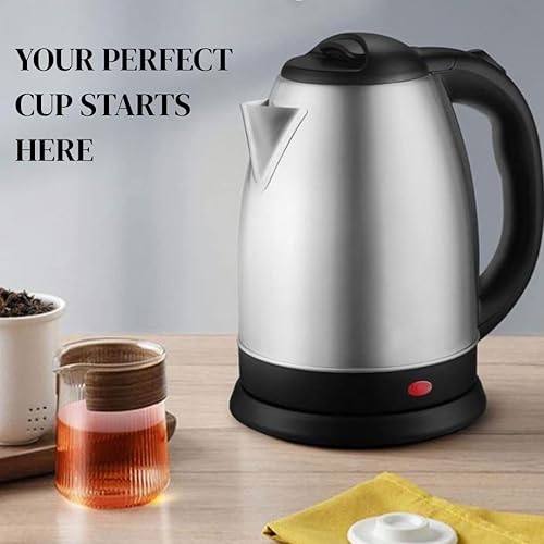 Miniatura 3 de Hervidores eléctricos de acero inoxidable de 1.7 L Café de agua caliente Hervidor de té de viaje de acero inoxidable para hervir Máquina para