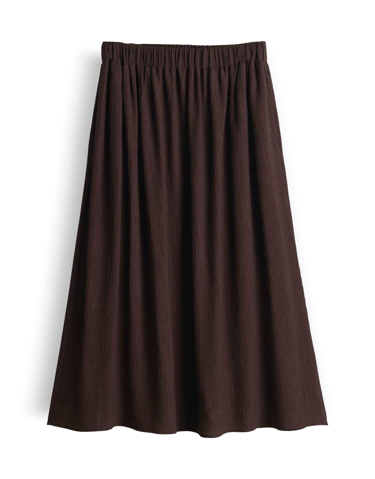 OPUS Damen Midirock | Midirock mit bewegter Crinkle Struktur