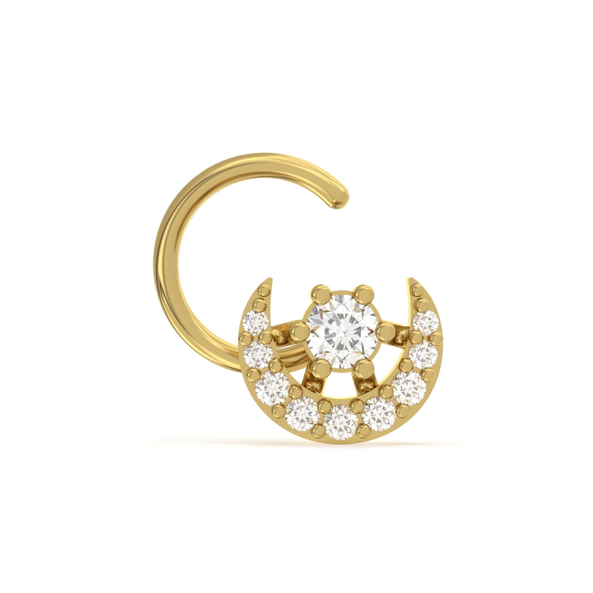 See full amazon price history chart for ZALKARI Swis Zircon Moon Style Nose Pin 14k Yellow Gold Over Sterling Silver Nose Ring Bone 18 Gauge 7mm Nose Stud ZALKARI Swis Zircon Moon Style Nose Pin 14k Yellow Gold Over Sterling Silver Nose Ring Bone 18 Gauge 7mm Nose Stud (B0CD66534Q) Amazon Price History, Amazon Price Tracker