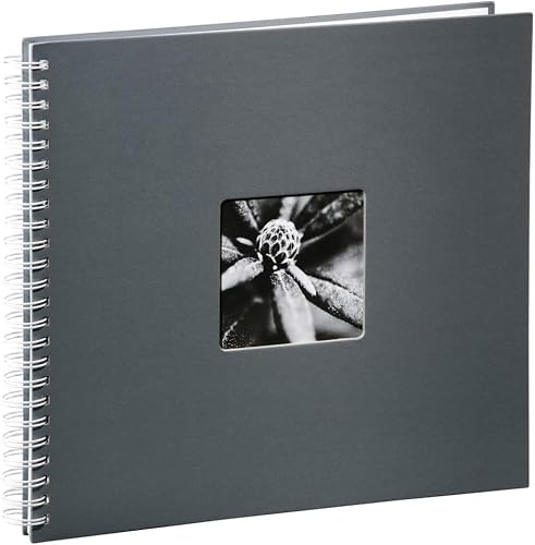 Hama | "Fine Art" Spiral Bound Album, 36 x 32 cm, 50 white pages | Grey