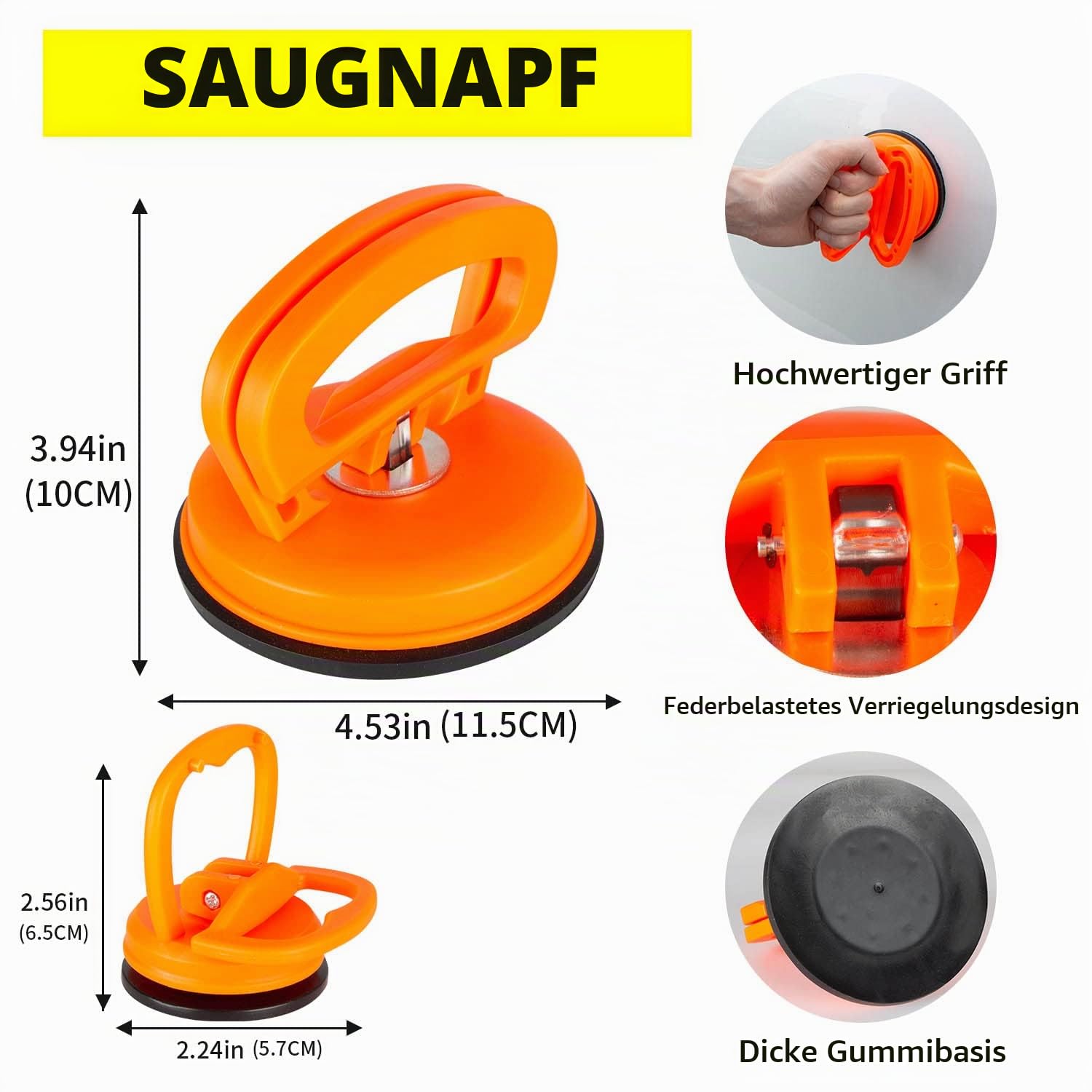 92PCS Ausbeulwerkzeug Dellen Reparaturset Auto Dent Puller Kit, Beulen Reparaturset Auto mit Gleithammer, Goldzieher, Brückenzieher und Saugnapf für Tiefe Delle