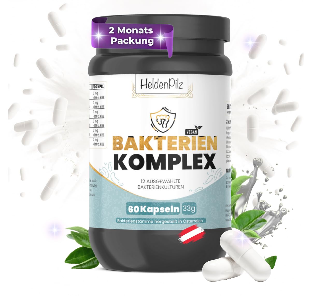 Wasserkefir Starterset- DIY Kefir Kit - Original Kefirpilz im Rundumsorglospaket mit aktiven Japankristallen - WACHSTUMSSTARKE Kefirkultur zum perfekten Start (Kefir Premium Set)