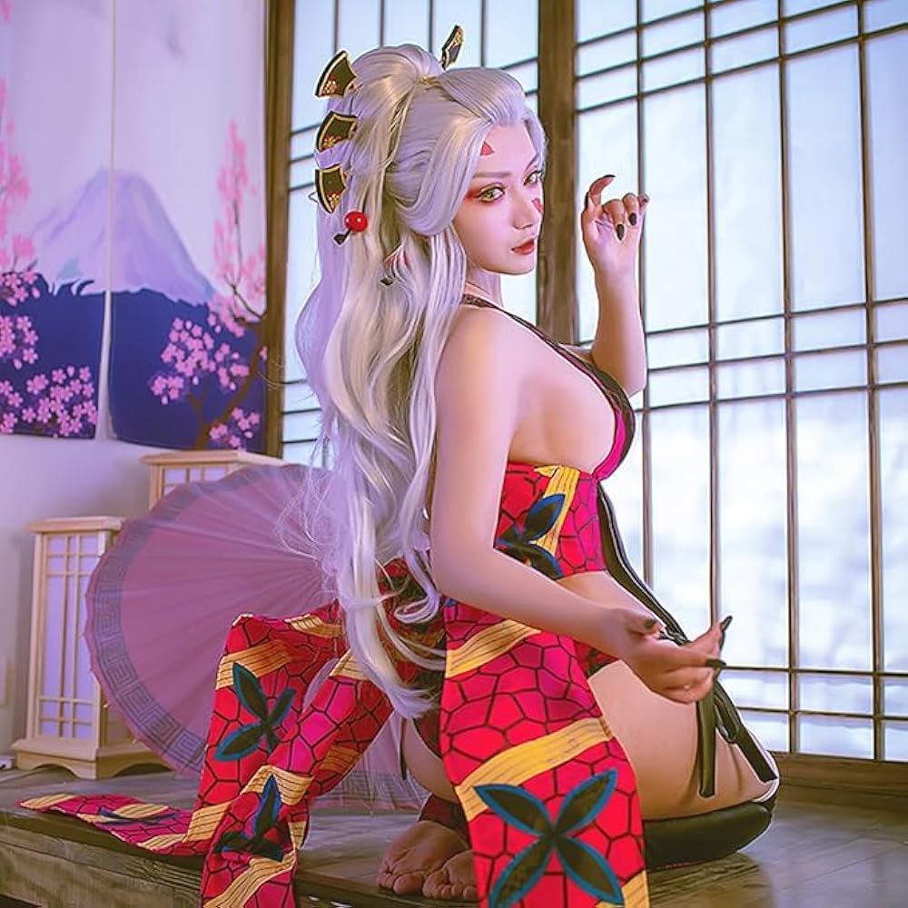 鬼滅の刃 堕姫コスプレ衣装フルセット 鬼滅の刃 堕姫コスプレ衣装フルセット