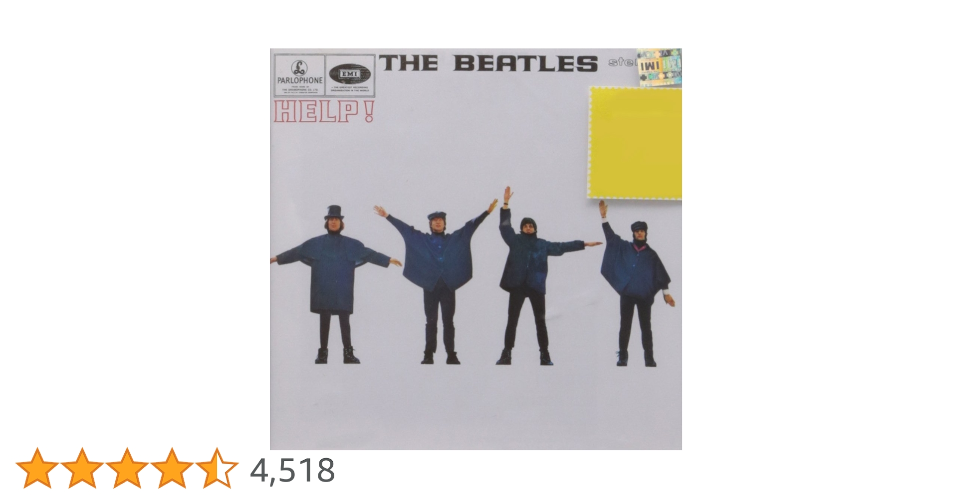ビートルズBEATLES/HELP!/ドイツ盤 The Beatles Help! LPレコード ドイツ盤 The Beatles Germany LP