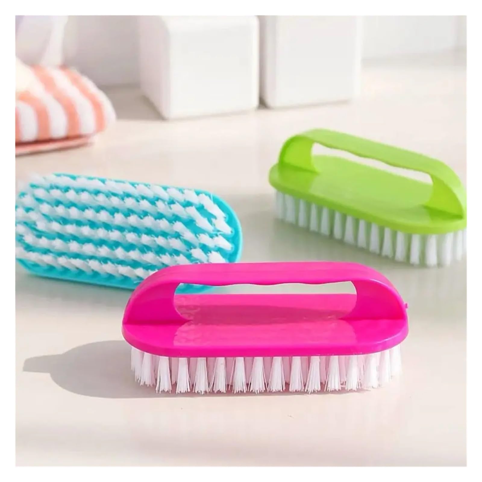 Shoe Brush Soft Bristle Plastic Shoe Brush Multi-functional Scrubbing Clothes Laundry Decontamination