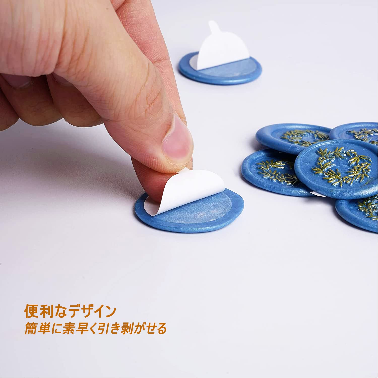 Amazon | シーリング スタンプ シリコンパッド と 200枚両面シール