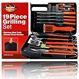 Fine Life 19-Piece BBQ Set in Carry Case