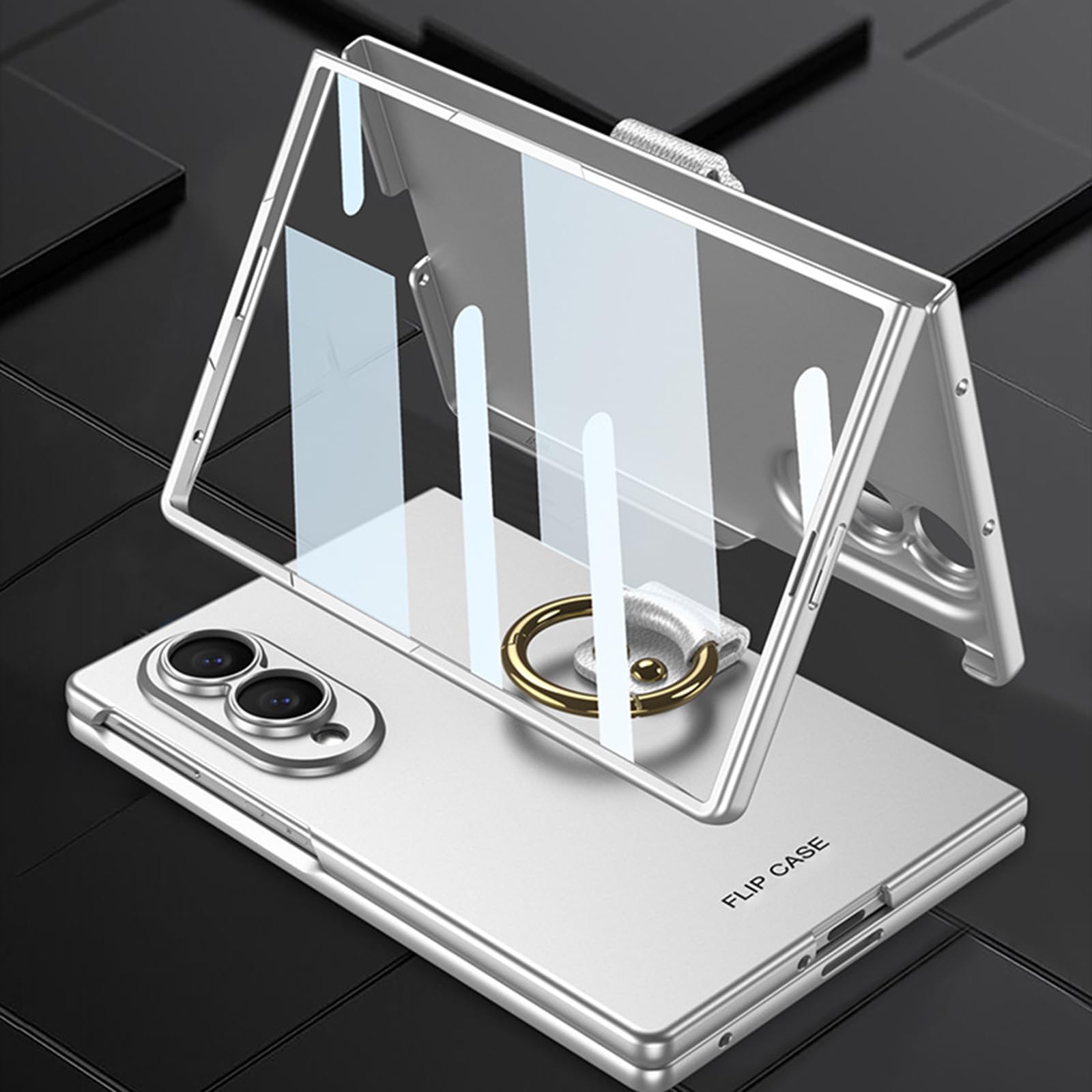 Custodia for Samsung Galaxy Z Fold 8 anello supporto slim