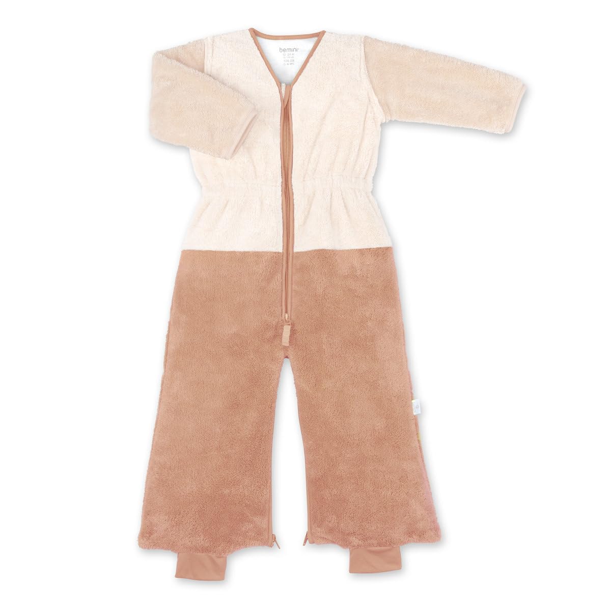 BEMINI Sacco nanna per gambe separabili invernali – TOG 2.5 Softy – Natural tricolor