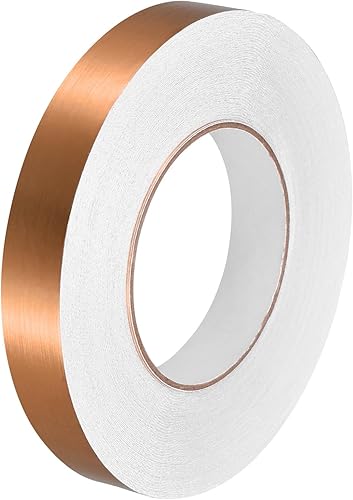 Miniatura 29 de uxcell Adhesivo autoadhesivo de aluminio de 0.98 pulgadas x 164 pies, tira de cinta de sellado de huecos, impermeable, autoadhesiva para pared