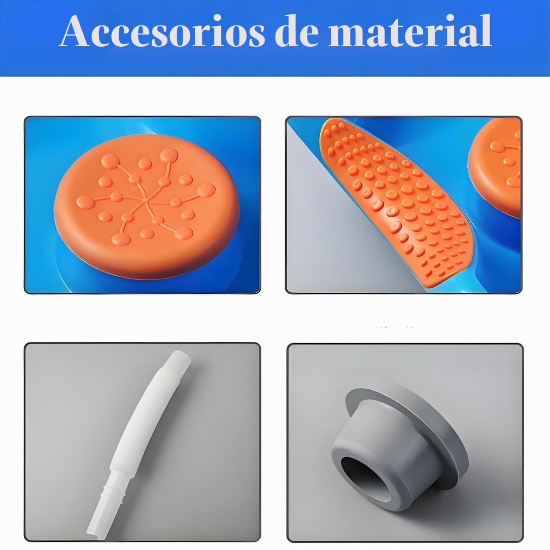Lavacabezas portátil hinchable, facilita el lavado del cabello, bandeja para lavar el pelo en el lavabo, ideal para quien está inmovilizado en la cama.