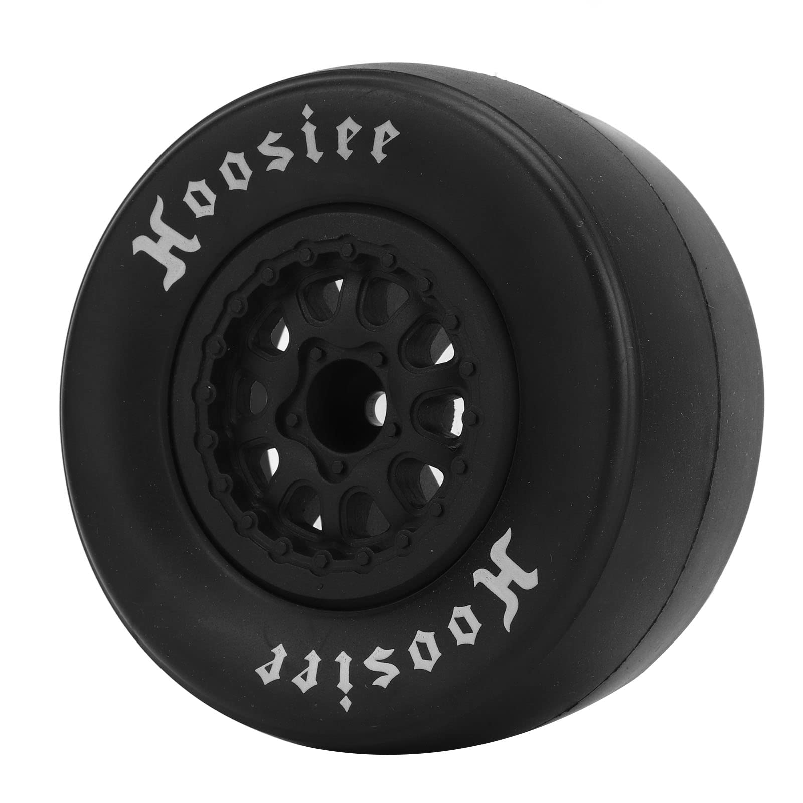 Fdit Neumáticos Duraderos para Coche RC a Escala 1/10 con Textura para Coche Teledirigido Todoterreno, 4 Neumáticos Negros para Scx10