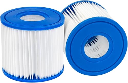 Cartucho de filtro de piscina Filtro de spa para tipo D, compatible con Summer Waves P57100102 SFS-350, RP-350, RP-400, RP-600, RX-600, SFS-600, 2