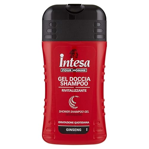 Intesa Pour Homme Ginseng - Champú de gel de ducha hidratante diario, 8.5 fl oz