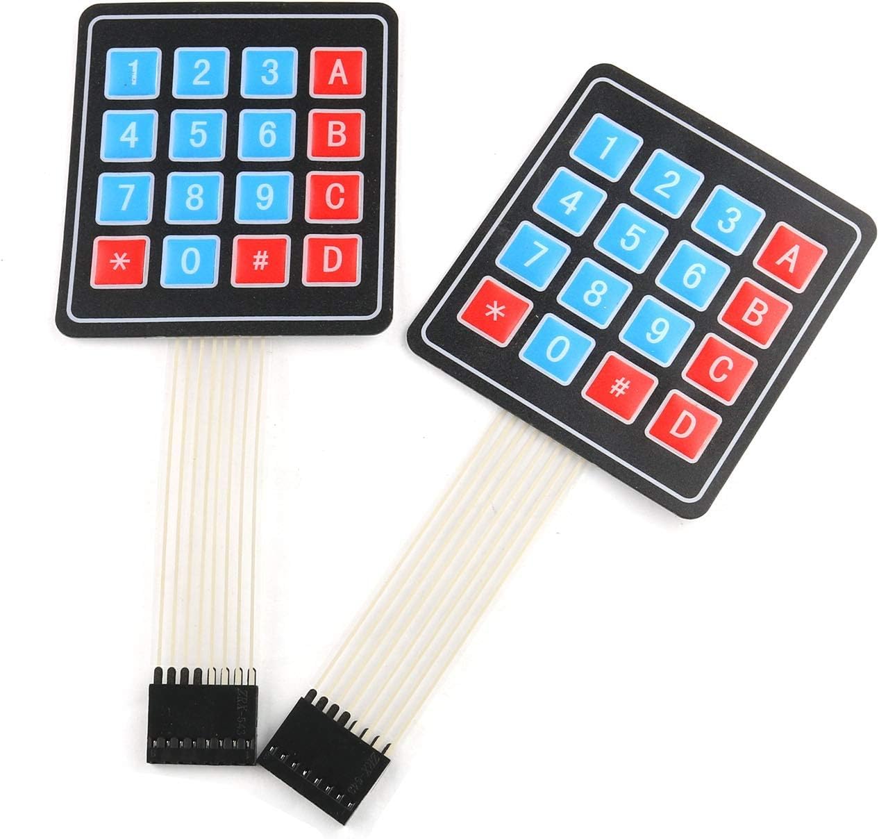 4x4 Membrane Matrix Keypad Pack of 2 Ultra-Thin Adhesive Keypad with 8-Pin 2.54mm Connector for UNO Rduino Microcontrollers Projects DIY Industrial Control Interfaces-picture-15