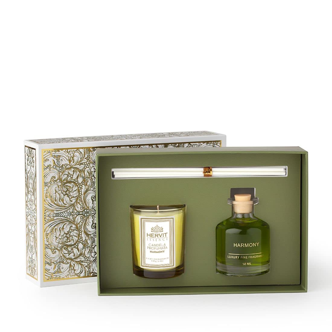HERVIT Coffret Parfum Harmony pour une Ambiance Cocooning à la Maison