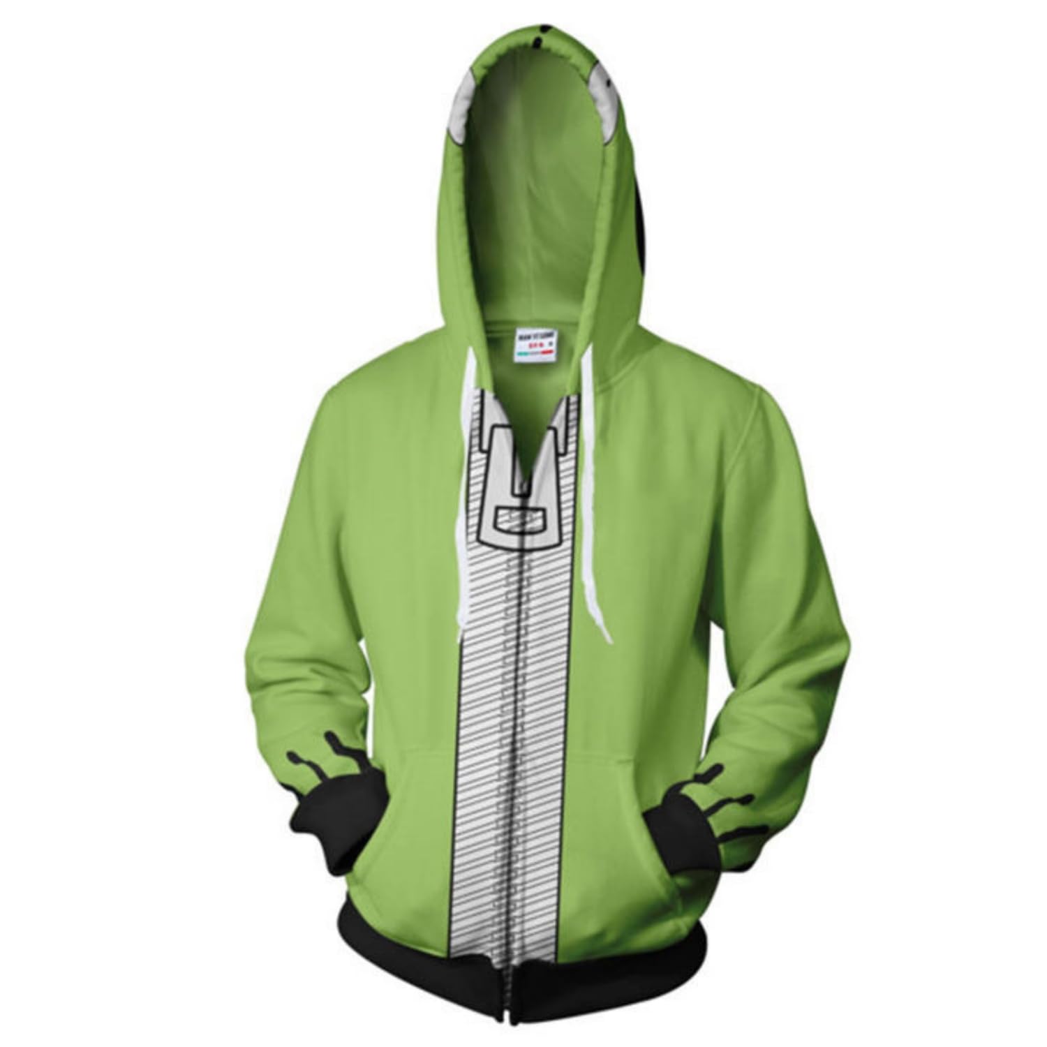 Anime Mens Hoodies Cosplay Jacket Adult Casual Hooded Zip Up Sweatshirt Coat