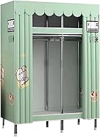 Vista 8 de large closets Portable Wardrobe Closet Thickened Steel Pipe Clothes Closet Saves Space Closets for Bedroom 145cm/165cm/201cm Cloth Closet