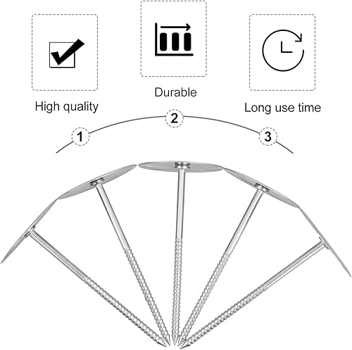 Miniatura 2 de 12 Uds de pastel de flores de uñas reutilizables de acero inoxidable para hornear, calefacción, núcleo de torta, agujas de flores, levantadores,