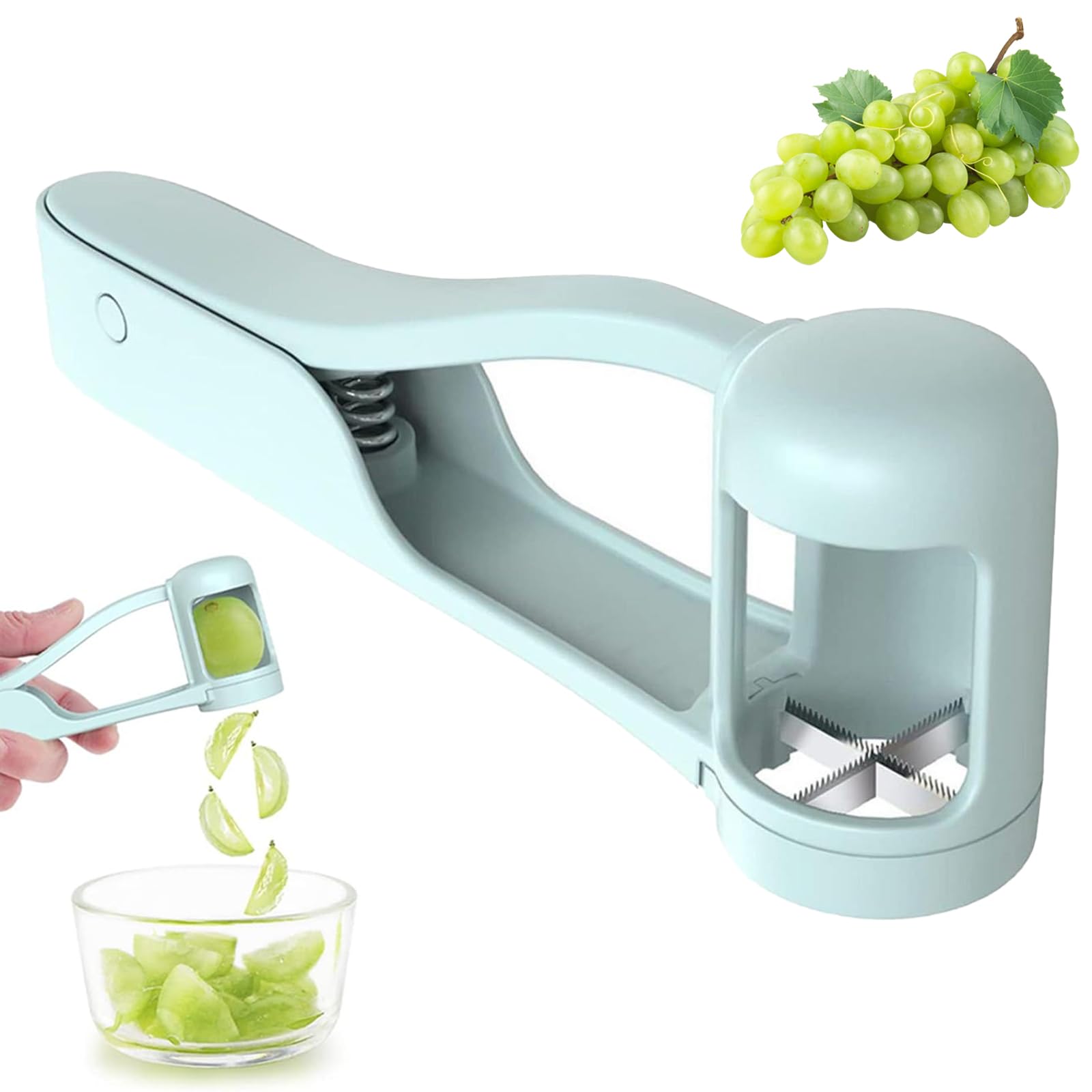 Taglia Pomodorini, Taglia Frutta, Taglierina per Frutta, per la Separazione Della Frutta per Risparmiare Tempo, Adatto per una Varietà di Piccoli Frutti, Come l'uva, Frutta Vergine