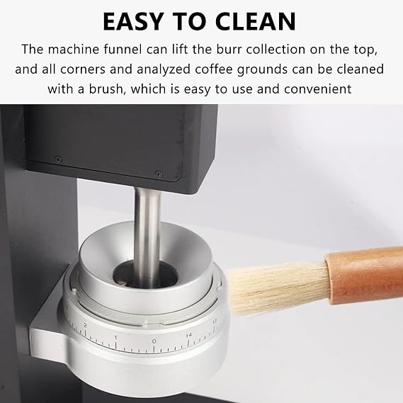 Manual Conical Burr Coffee Grinder, Portable Hand Coffee Bean Mill, 83mm Conical Grinding Disc, Precise Grinding Adjustment, Adjustable Coarseness, for Espresso & Drip