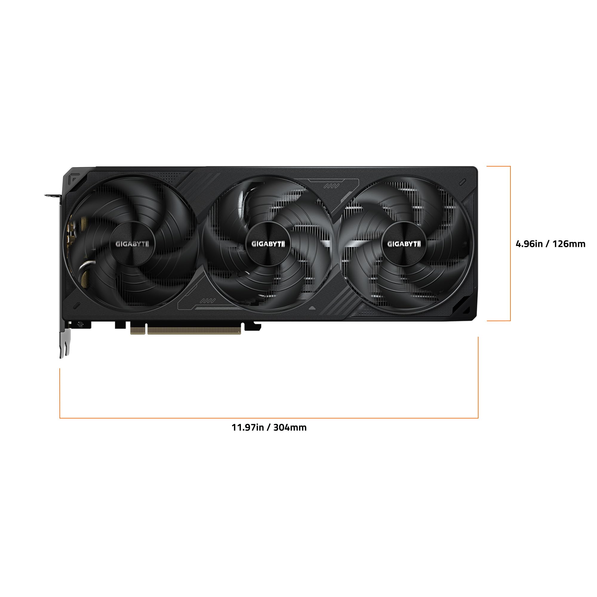 GIGABYTE GeForce RTX 5080 WINDFORCE SFF 16G Graphics Card, 16GB 256-bit GDDR7, PCIe 5.0, WINDFORCE Cooling System, GV-N5080WF3-16GD Video Card