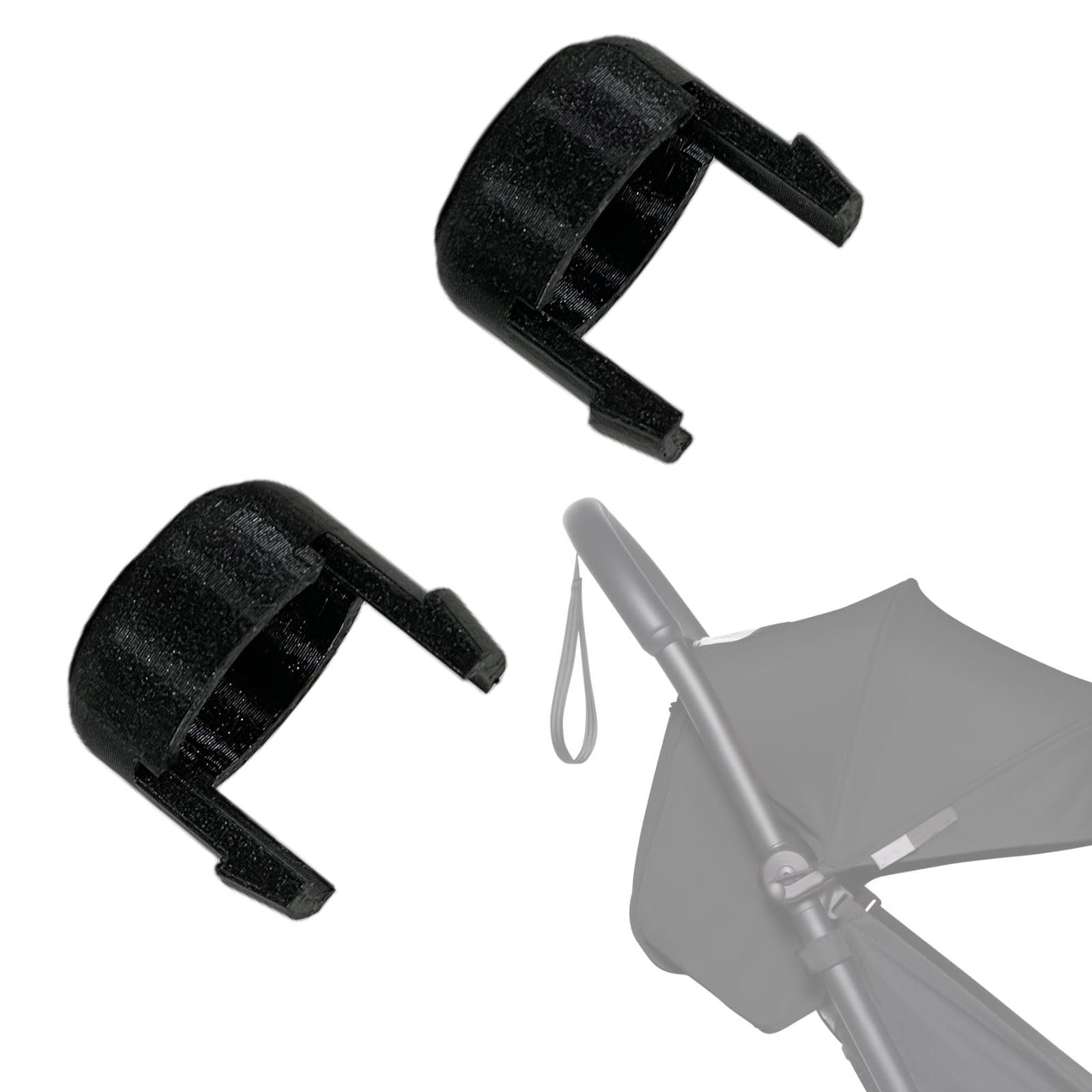 Sevomie 2pcs Button for Babyzen YOYO/YOYO + / YOYO² Stroller Replacement Parts Compatible with Babyzen YOYO/YOYO + / YOYO² Stroller Accessories ?Black?