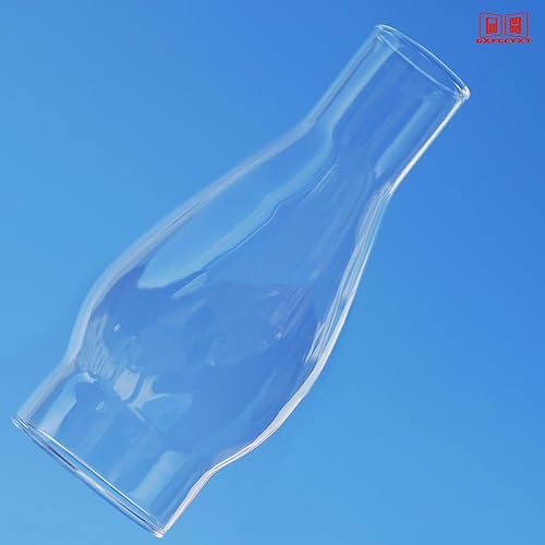 Miniatura 3 de 2 5/8 Inch by 7 3/4 Inch Clear Glass Oil Lamp Chimney for Rayo & Central Draft Burners on Vintage and Antique Style Globes